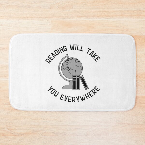 Item preview, Reading Will Take You Everywhere (Black and Gray) Back to School designed and sold by charqui.