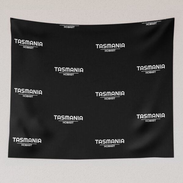 Item preview, Tasmania - Hobart - Black designed and sold by retro87tee.