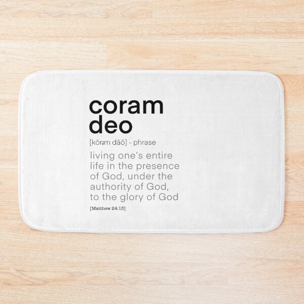 Item preview, Coram  Deo designed and sold by MereFaith.