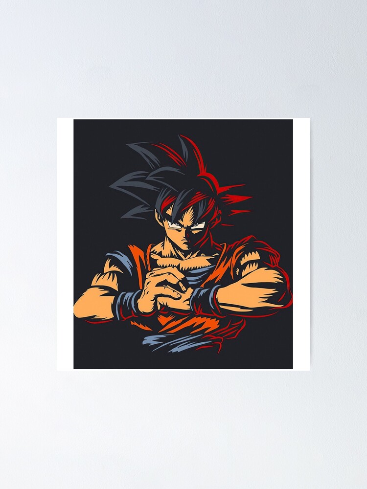 Póster «Goku, el guerrero legendario» de leo2251 | Redbubble Póster «Goku, el guerrero legendario» de leo2251 | Redbubble