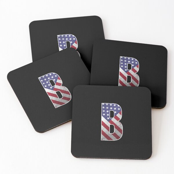 Item preview, Letter B - Patriotic Art, American Flag Monogram designed and sold by dylanxh.