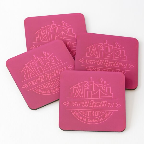 VA-11 Hall-A Logo Coasters (Set of 4)