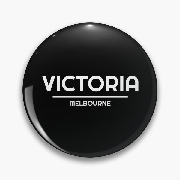 Item preview, Victoria - Melbourne -  Black designed and sold by retro87tee.