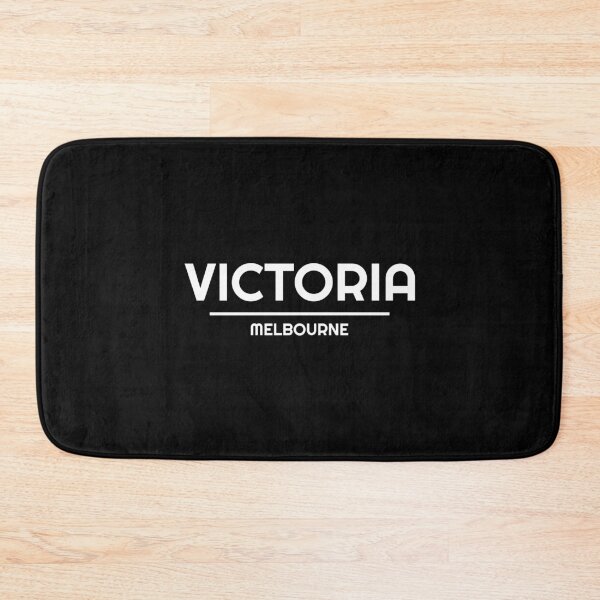 Item preview, Victoria - Melbourne -  Black designed and sold by retro87tee.