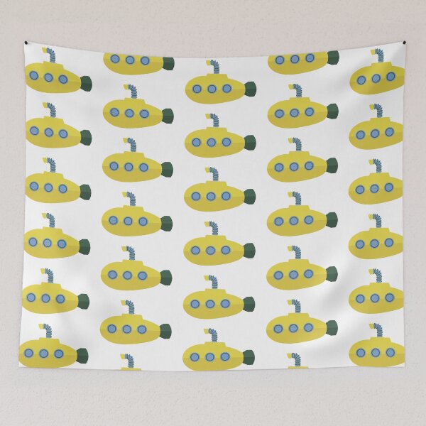 Item preview, Cute Yellow Submarine Illustration designed and sold by hydrEAU.