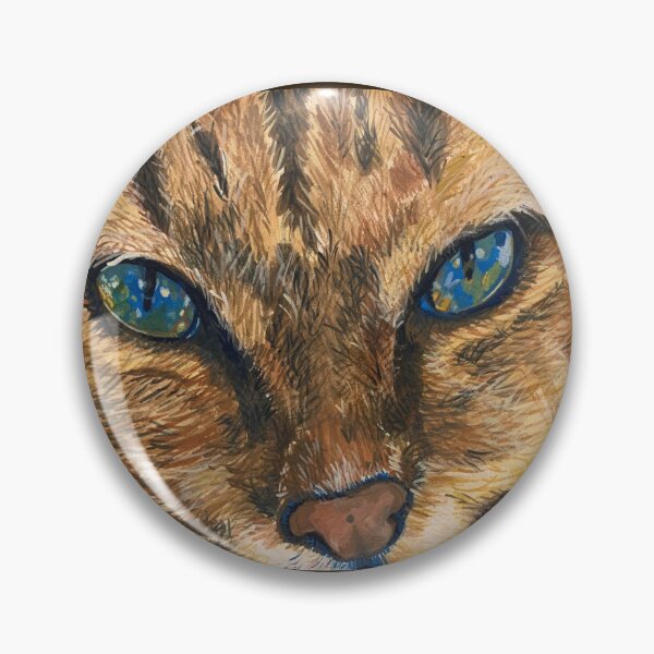 Item preview, Cat Eyes Blue designed and sold by Lynn Harriet.