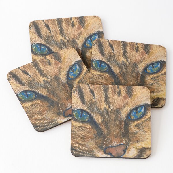 Item preview, Cat Eyes Blue designed and sold by Lynn Harriet.