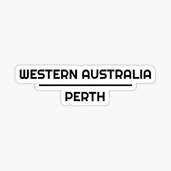 Item preview, Western Australia - Perth -  Black designed and sold by retro87tee.
