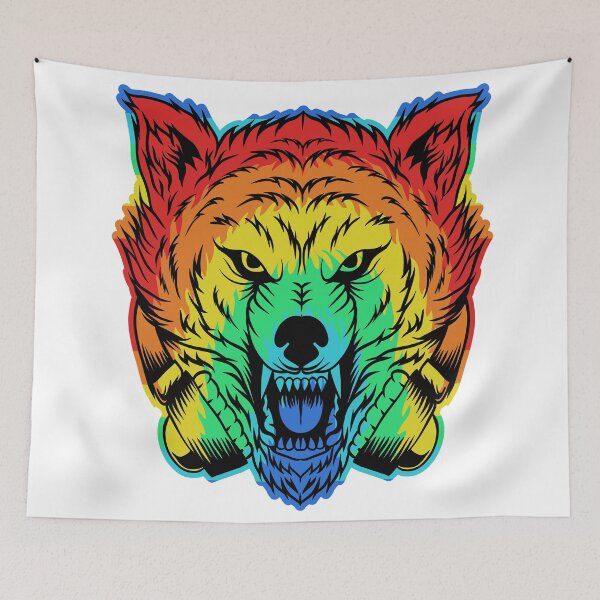 Item preview, Rainbow bear designed and sold by ClothingJerown.