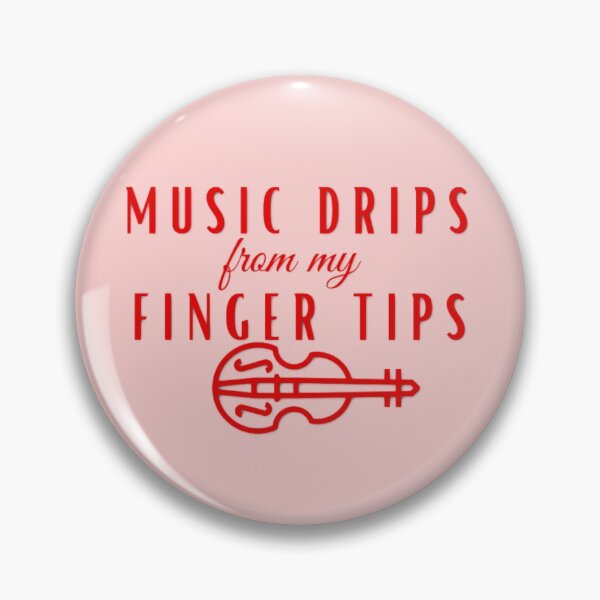 Item preview, Music Drips From My Fingertips Violin Musician  designed and sold by hempress.