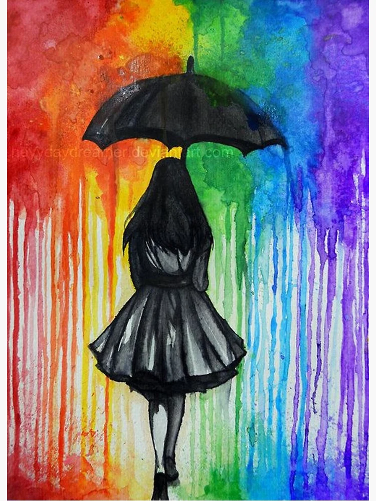 Umbrella Girl outlet Painting