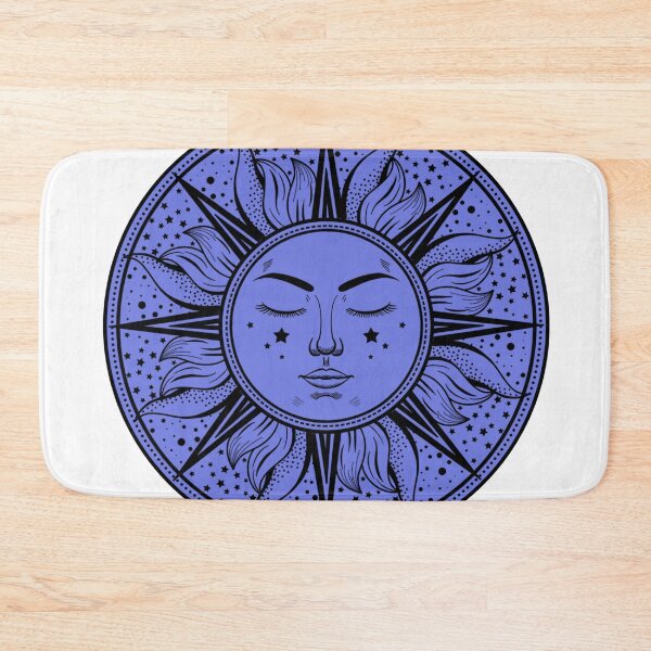Item preview, Sun face (blue) designed and sold by ClothingJerown.