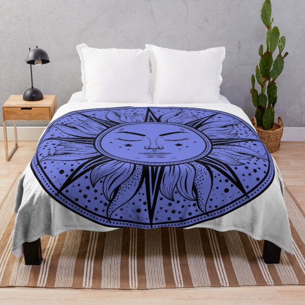 Item preview, Sun face (blue) designed and sold by ClothingJerown.