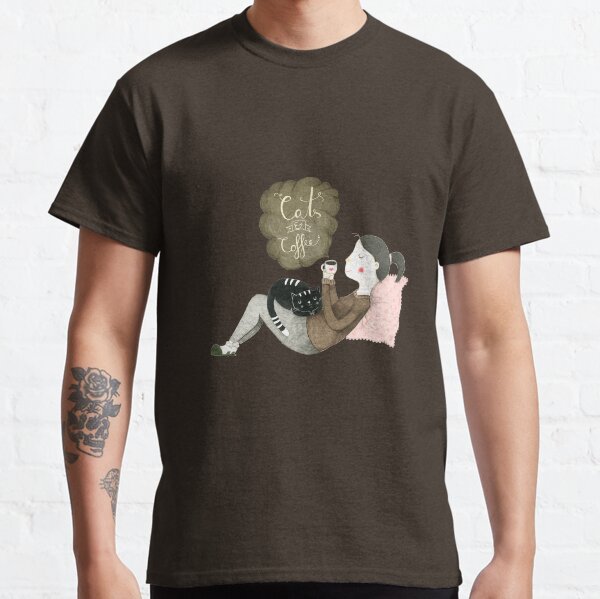 Cats and Coffee Classic T-Shirt