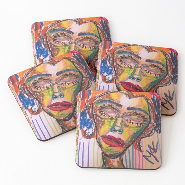 Item preview, Oil pastel portrait designed and sold by McKennaFlynn.