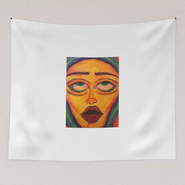 Item preview, Oil pastel portrait designed and sold by McKennaFlynn.