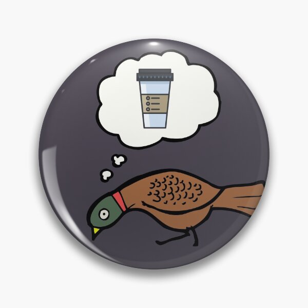 Item preview, Pheasant dreams of coffee designed and sold by TheWaterBirds.