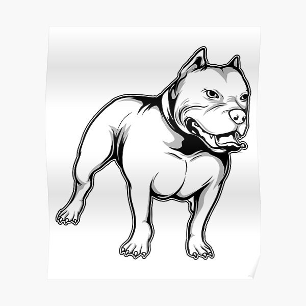 American Staffordshire Terrier Posters Redbubble