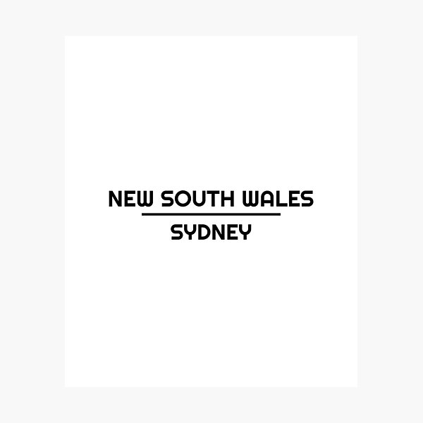 Item preview, New South Wales - Sydney - White designed and sold by retro87tee.
