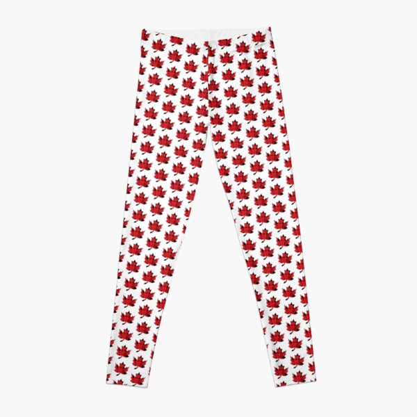 Justin Trudeau Maple Leaf Leggings