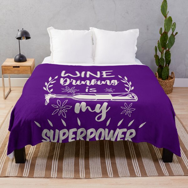 Item preview, Wine Drinking Is My Superpower designed and sold by HappySchnapper.