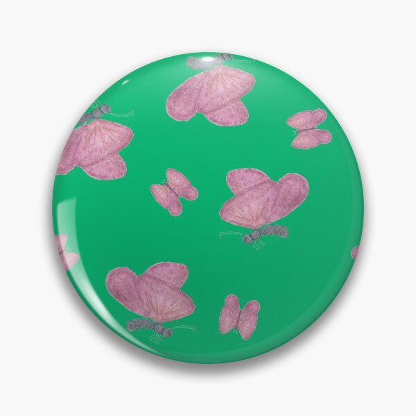 Item preview, Pink Butterflies on Green designed and sold by STHoganArtist.