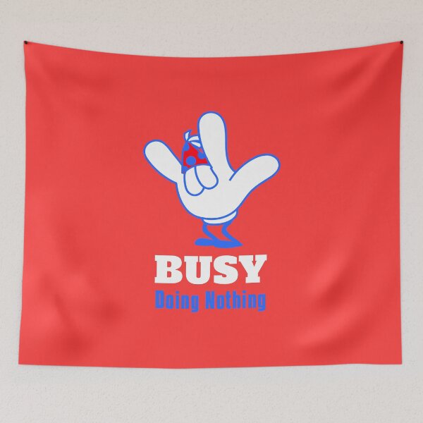 Item preview, Busy Doing Nothing - Birthday designed and sold by Lolas-Creations.