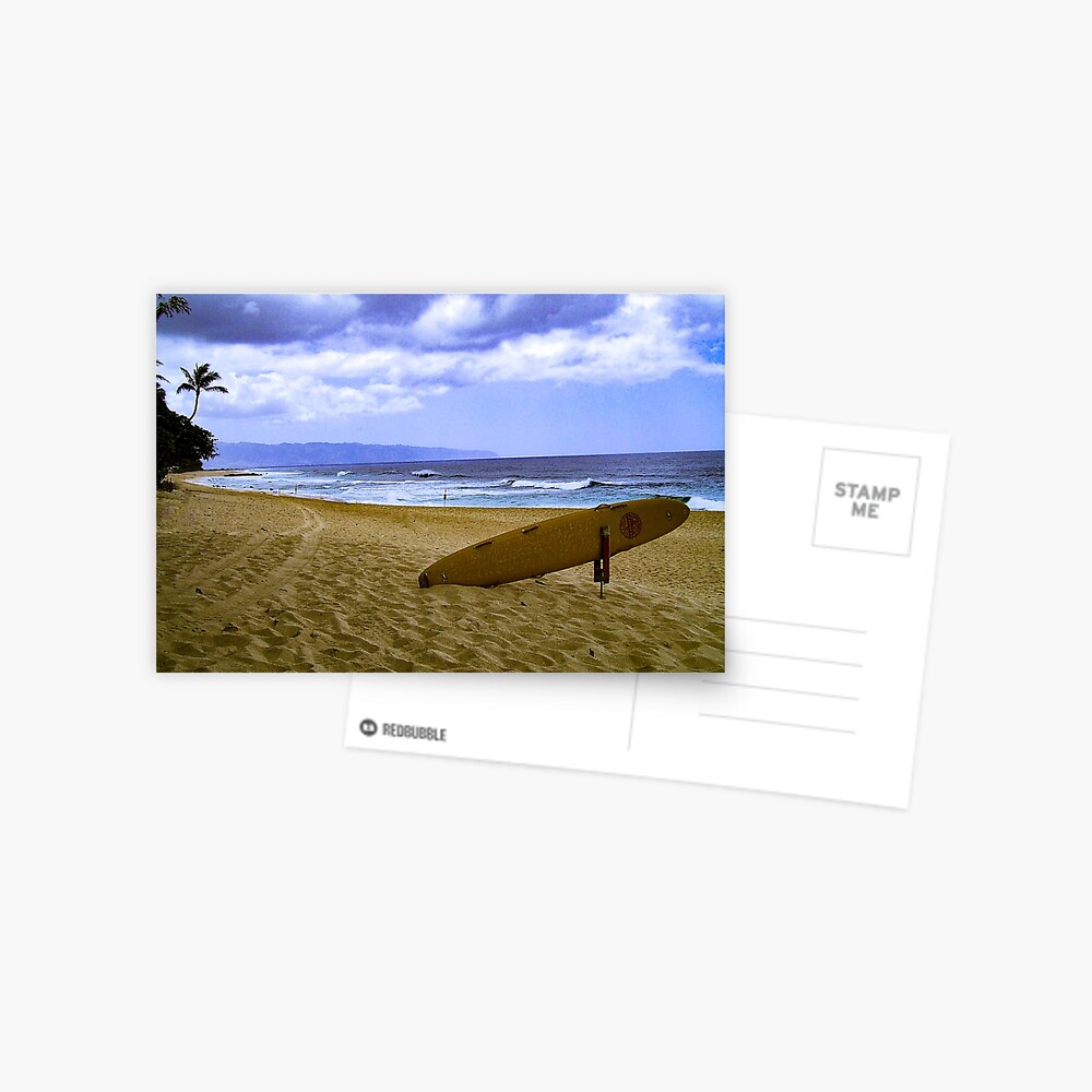 Surfing North Shore Hawaii Beach Postcard