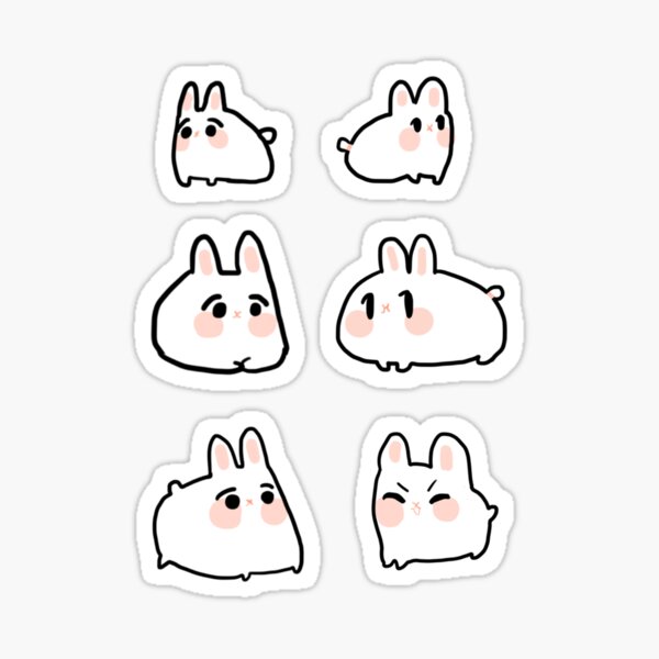 bunnies Sticker