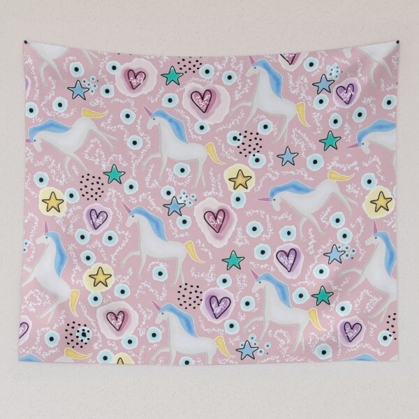 Item preview, Unicorn Illustration Pattern  designed and sold by MarcSabuncu.