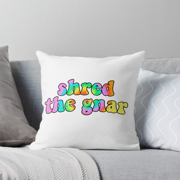 Item preview, shred the gnar retro tie dye quote designed and sold by daybydayna.