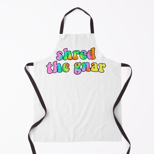 Item preview, shred the gnar retro tie dye quote designed and sold by daybydayna.