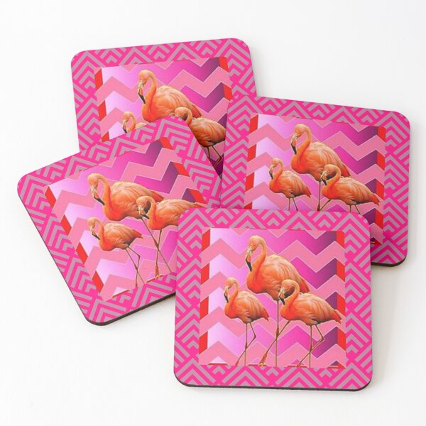 Item preview, GREY-FUCHSIA ART DECO STYLE FLORIDA ART designed and sold by sharlesart.