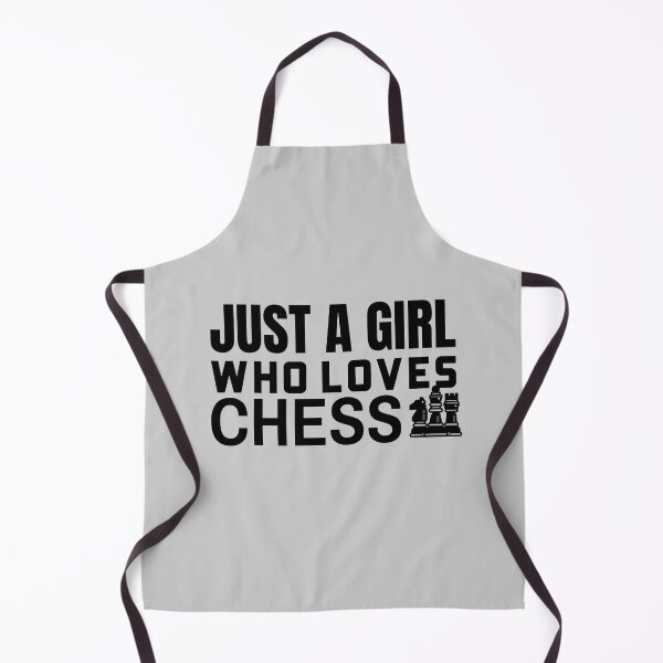 Item preview, Just a girl who loves chess designed and sold by PositiveStudio.