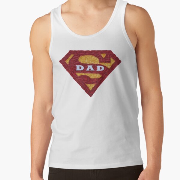 Paper Quilling Super Dad Tank Top