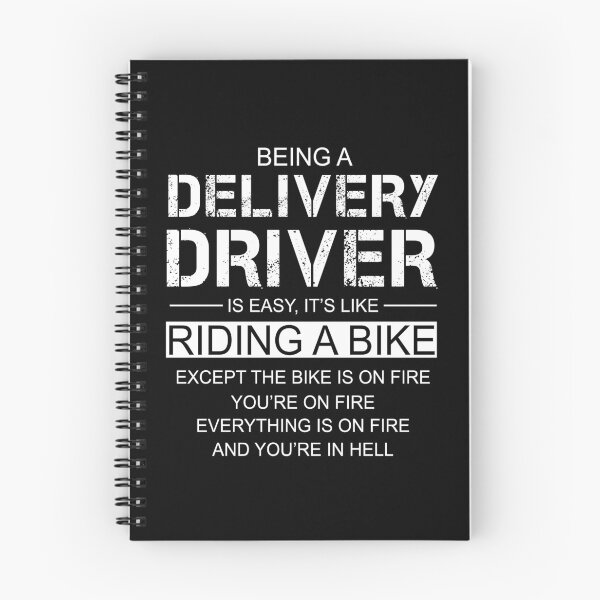 Item preview, Being A Delivery Driver Is Like Riding A Bike designed and sold by berryferro.