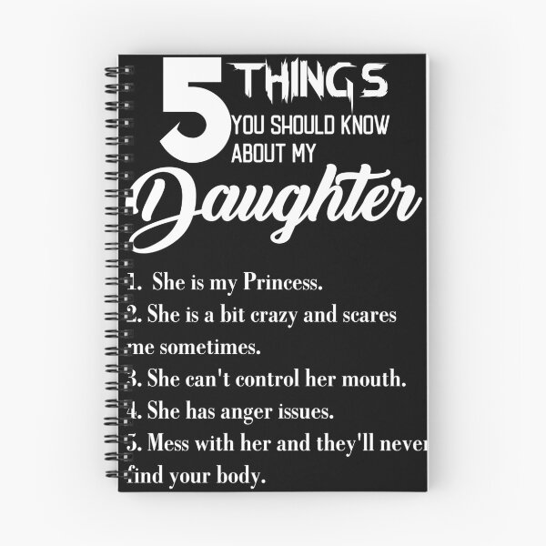 Item preview, 5 Things You Should Know About My Daughter Fathers Day designed and sold by BaseStore.