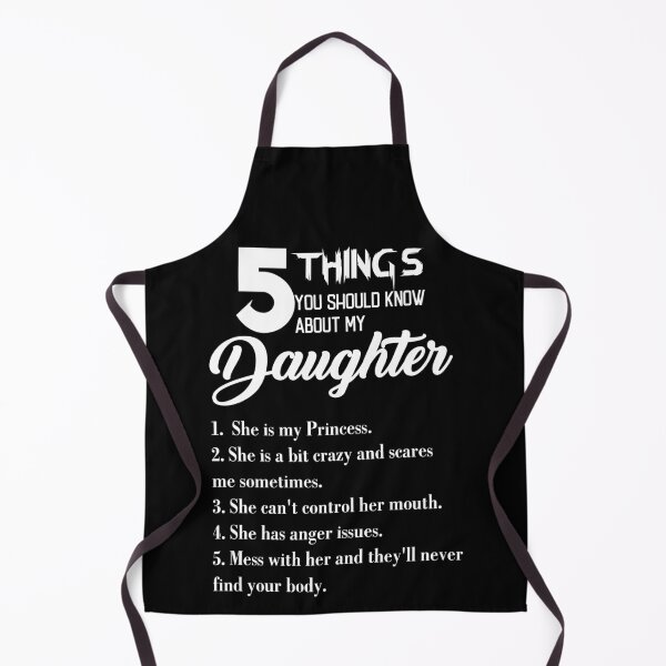 Item preview, 5 Things You Should Know About My Daughter Fathers Day designed and sold by BaseStore.