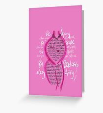 Be Badass after Breast Cancer Greeting Card