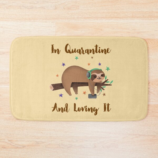 Item preview, Quarantine Sloth Pun for Introverts designed and sold by Life Is Beautiful.