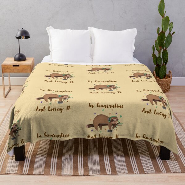 Item preview, Quarantine Sloth Pun for Introverts designed and sold by Life Is Beautiful.