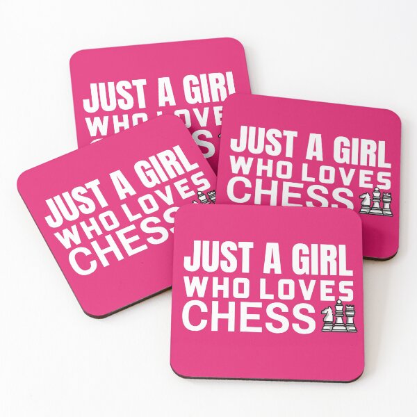 Item preview,  Just a girl who loves chess2 designed and sold by PositiveStudio.