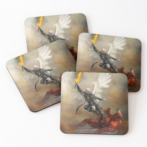 Item preview, Archangel Michael Defeating Satan designed and sold by Daniel Eskridge.