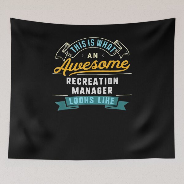 Item preview, Funny Recreation Manager Awesome Job Occupation designed and sold by shirleyfinley.