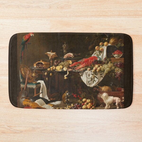 Item preview, Banquet Still Life by Adriaen van Utrecht, Flemish, 1644 designed and sold by Shapes-Mania.