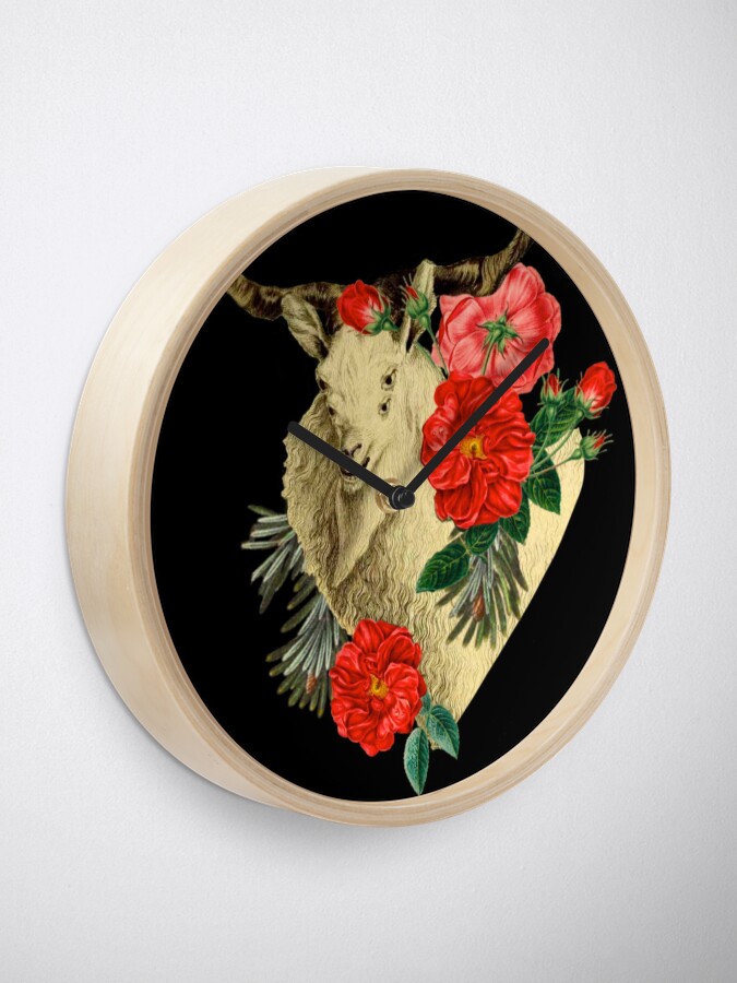 Alternate view of Quattuor Luscus Capra Clock