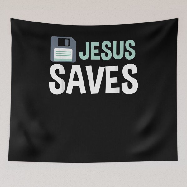 Item preview, Cool Jesus Saves Believe Technology Lovers Gift designed and sold by shirleyfinley.