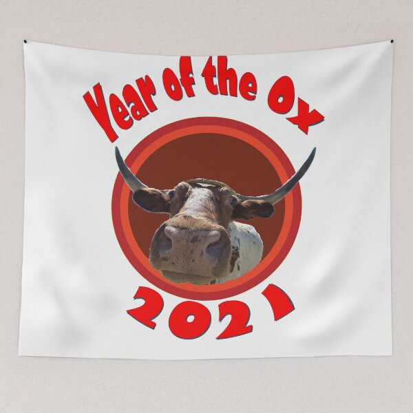 Item preview, Year of the Ox with Transparent Background designed and sold by AliCatOriginals.