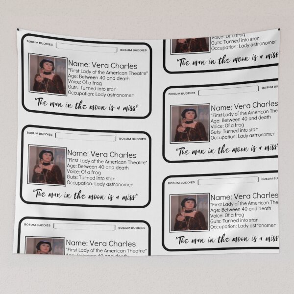 Item preview, Vera Charles "Mame" ID Card designed and sold by rosesbwayshop.