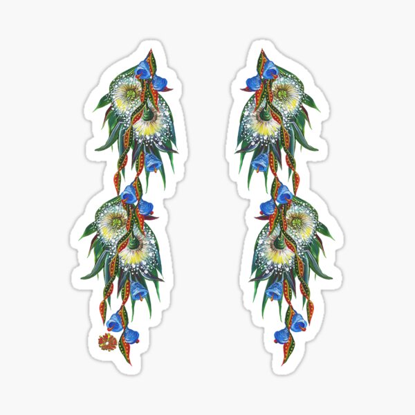 D1G1TAL-M00DZ ~ FloralFractal MB2Da4yqyj by tasmanianartist 04012021 Sticker
